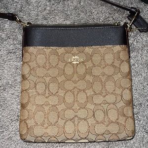 Brown coach purse